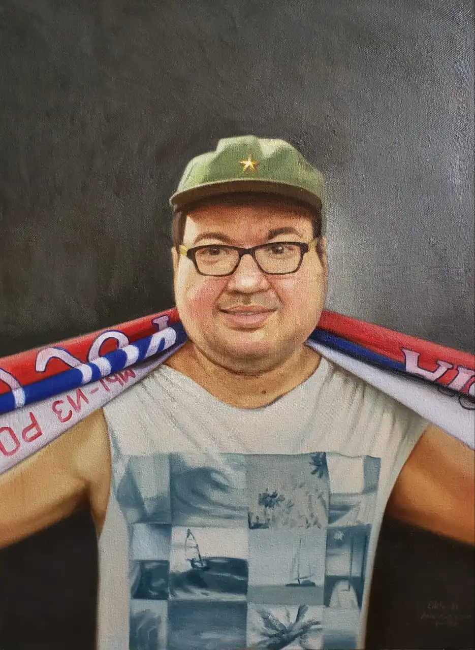 Eduardo — Óleo sobre lienzo, 2022